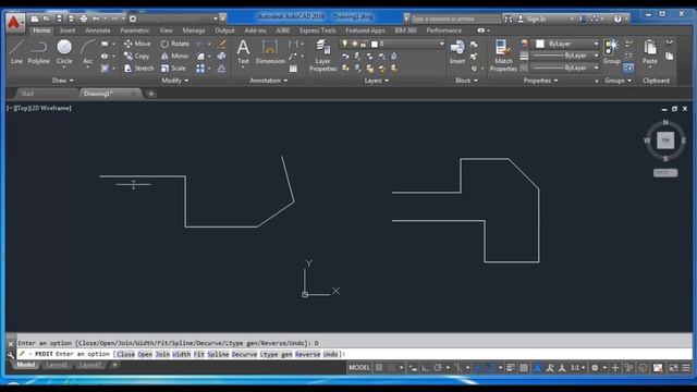 AutoCAD 2D Bài 90 Hiệu chỉnh các đường polyline смотреть онлайн