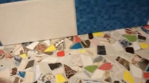 МОЗАИКА НА СТОЛЕШНИЦУ ИЗ БИТОЙ ПЛИТКИ!!!  Mosaic on the countertop!
