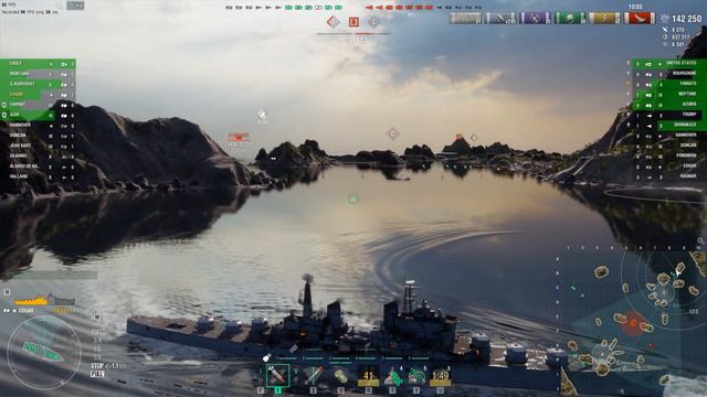 World of WarShips Edgar - 5 Kills 306K Damage смотреть онлайн