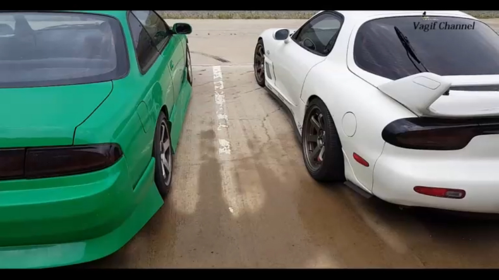 Mazda RX7 vs Nissan S14 Vagif Channel смотреть онлайн