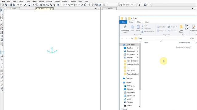 VBA SAP2000v22 OAPI coding Automatic Creation of Steel Trussed Structure. смотреть онлайн