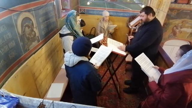 Хор Михаила Архарова - 2021-01-25, литургия смотреть онлайн