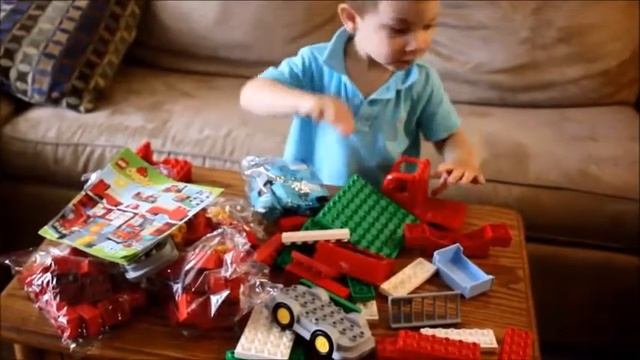 Oбзор лего дупло Город Пожарная станция 10593