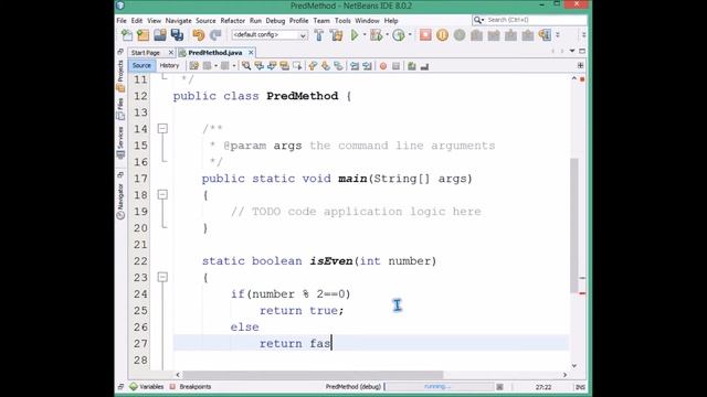JAVA PREDICATE METHODS|JAVA PREDICATE METHODS EXAMPLE|JAVA PROGRAMMING TUTORIAL 21 смотреть онлайн