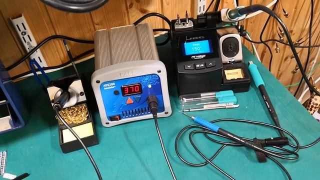 Pace ADS200 and JBC CD-2BE soldering stations смотреть онлайн