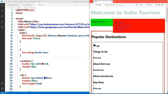 Navigation Bar using HTML and CSS | HTML Tutorial смотреть онлайн