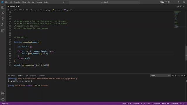 Arrow Functions, Arrays and For Loop In Javascript (For Beginners) смотреть онлайн