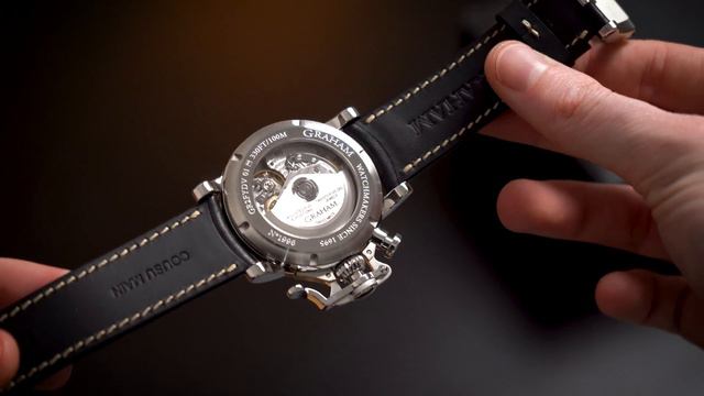 Graham Chronofighter Vintage Black Leather 2CVAS.B02A смотреть онлайн