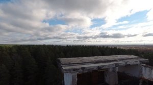 Заброшенная Россия. Калязин. Пансионат Паулино. Затопленная колокольня. Радиотелескоп РТ-64.