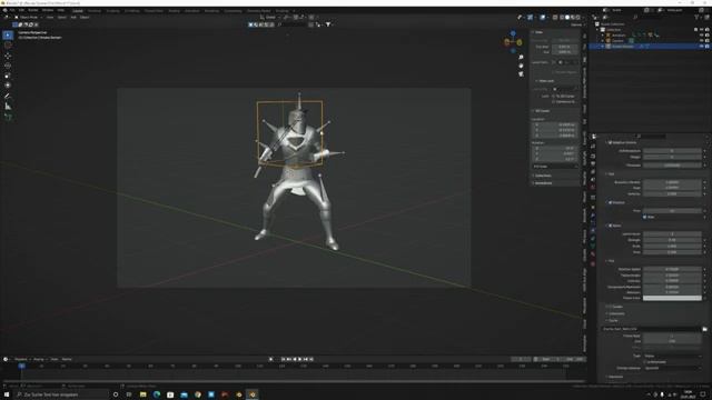 BLENDER Tutorial: Katana Sword in Fire Animation - Fire / Smoke Simulation смотреть онлайн