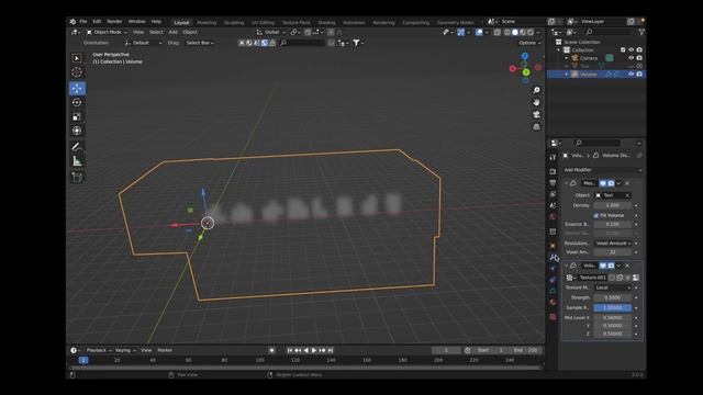 Модификатор Volume To Mesh (вариант практики для новичков)