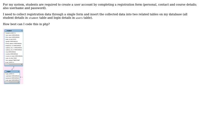 Databases: Inserting data into multiple tables смотреть онлайн