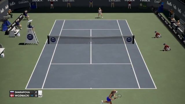 AO International Tennis - Sharapova vs. Wozniacki - Patch Update смотреть онлайн
