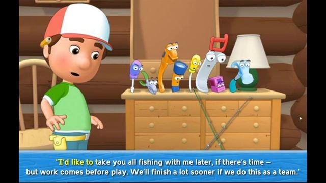Handy Manny's Cabin Adventure - Old Flash Games смотреть онлайн