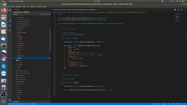 2.2. Создание миграции для добавления свойства в инфоблок смотреть онлайн
