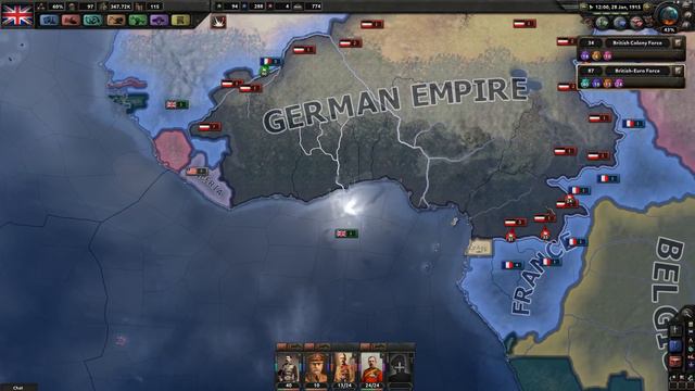 The Central Powers Advance! - Hearts of Iron IV The Great War Mod 4K Series #4 смотреть онлайн