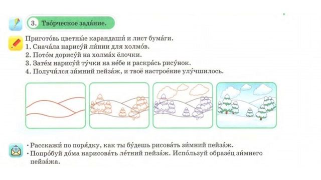 Русский язык 3 класс. Урок 34. Тема: Мы рисуем. Орыс тілі 3 сынып смотреть онлайн