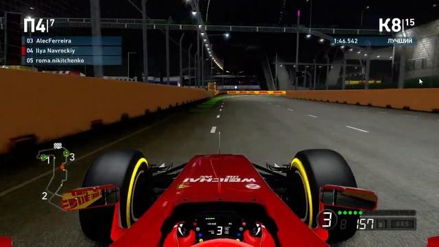 F1 2014 Championship (PC). Гран-При Сингапура. Третья практика (15 кругов) смотреть онлайн