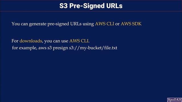 What is Amazon S3 Presigned URL | AWS Cloud Practitioner | Amazon S3 Presigned URL смотреть онлайн