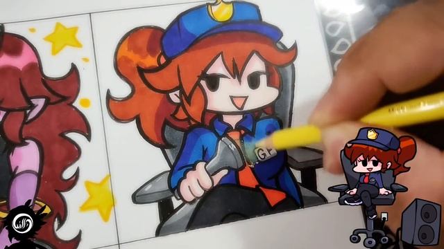 Drawing GIRLFRIEND In Different MODS [ FRIDAY NIGHT FUNKIN' ]