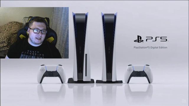 Обзор и реакция на дизайн Sony Playstation 5! смотреть онлайн