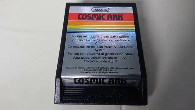 COSMIC ARK International Edition Atari 2600 Game Program Cartridge PAL Region Version 29.01.20 смотреть онлайн
