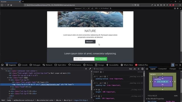 [#74] Ajout de la partie responsive avec Bootstrap 4 et SASS | HTML5/CSS3 pour les débutants смотреть онлайн