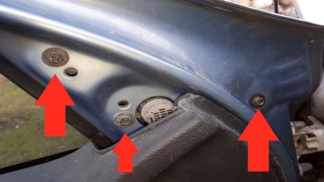 Renault Laguna How to replace a side mirror Как заменить боковое зеркало смотреть онлайн