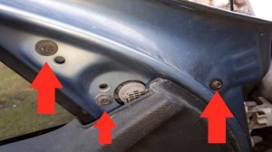 Renault Laguna How to replace a side mirror Как заменить боковое зеркало