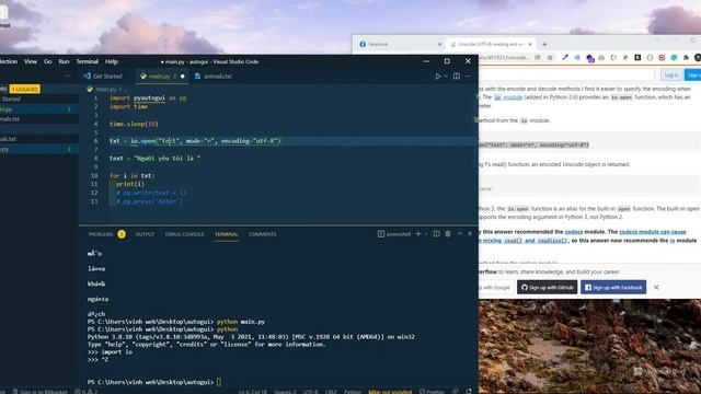 Hướng dẫn Spam tin nhắn Messenger với Python - pyautogui смотреть онлайн