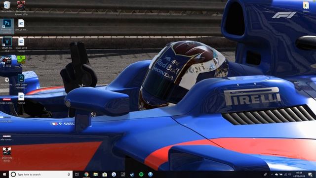 F1 2018 Custom Career Helmet Tutorial смотреть онлайн
