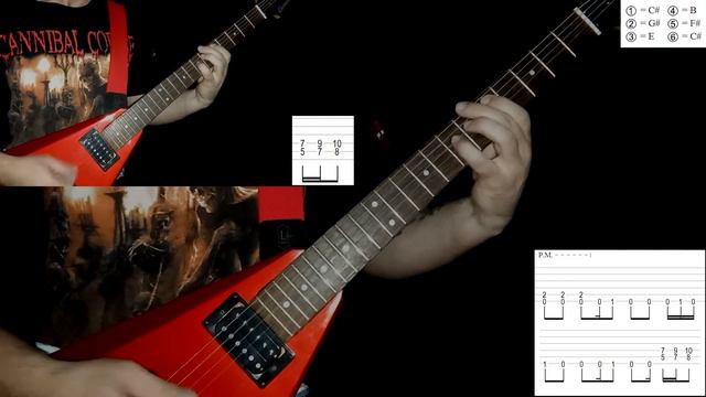 Bolt Thrower - The Killchain (guitar cover playthrough tab)