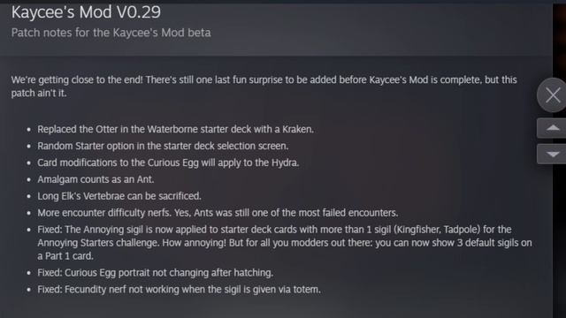 Great Kraken Card In Inscryption Kaycee Mod смотреть онлайн