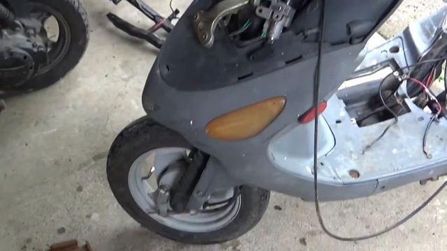 junk scooter, will it start? 2003 JL 50QT 15 first start смотреть онлайн