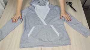 Разрезала старый свитер и переделала сразу в 3 вещи!