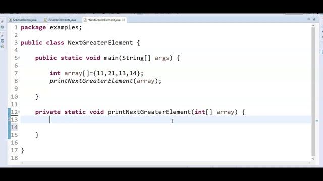 Java Program to find next greater element in array in java? смотреть онлайн
