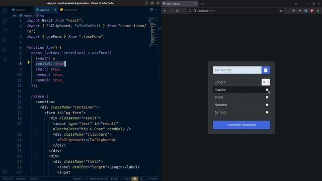 React Password Generator App | Beginner Project смотреть онлайн