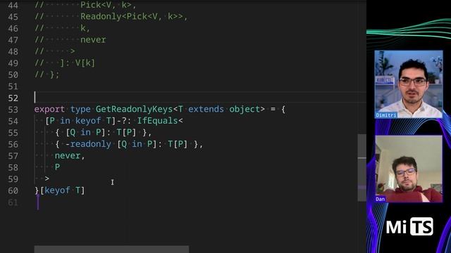 Get Readonly Keys with Dan Vanderkam - TypeScript Type Challenges #5 [EXTREME] смотреть онлайн