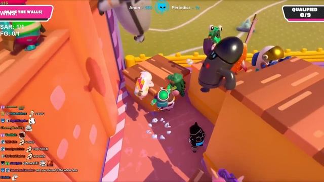 On the edge of sanity - Lirik | Fall Guys: Ultimate Knockout смотреть онлайн