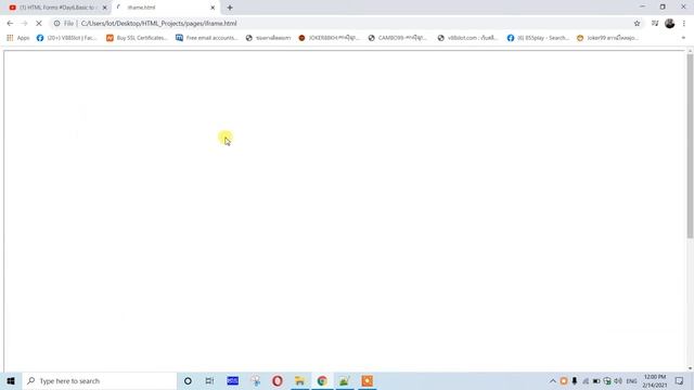 HTML iframe #Day7,Basic to develop website and App смотреть онлайн