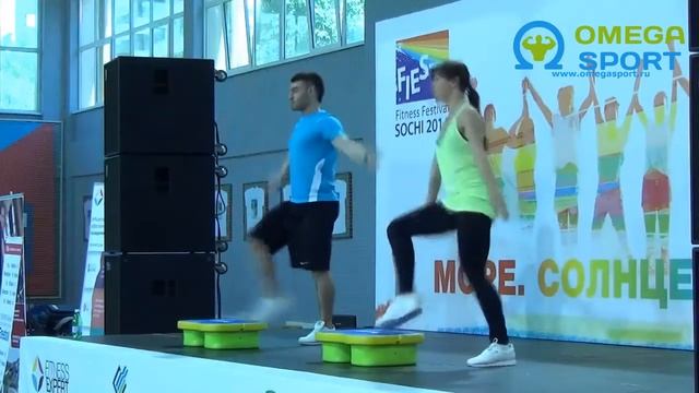 Обзор. Мастер класс на степ-платформе EasyTone Step. Часть 1