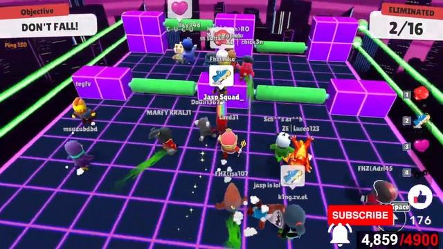 STUMBLE GUYS Live | Unlimited Block Dash Code| Infinite Block Dash PLAYING WITH SUBS смотреть онлайн