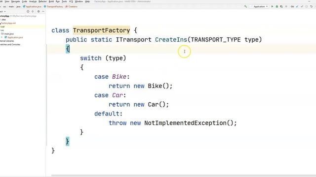 Factory method pattern in Java / TypeScript تعرف على смотреть онлайн