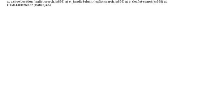 GIS: Leaflet Search: cannot search for Point types смотреть онлайн