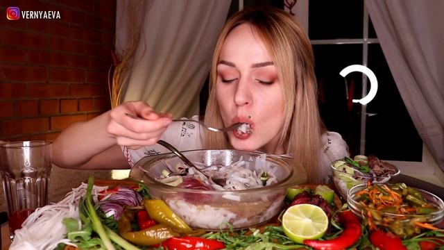 MUKBANG | Фо бо вьетнамский суп | Pho bo vietnamese soup не ASMR смотреть онлайн