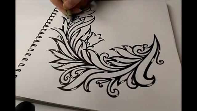 Рисуем вместе 4 скетча линерами. смотреть онлайн