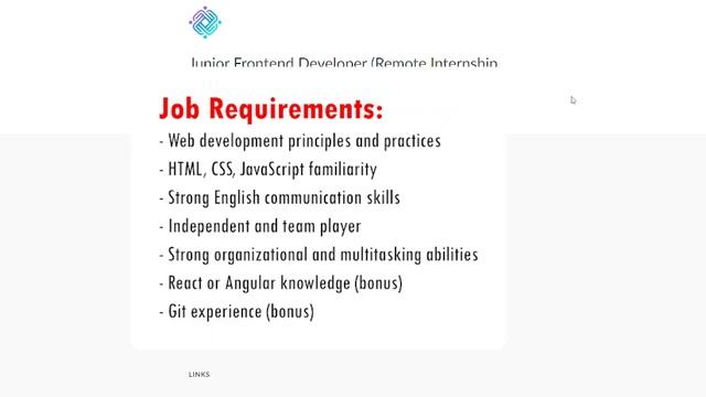 ?No Experience Required?Junior Frontend Developer | Remote Internship – IT | Nepali Students смотреть онлайн