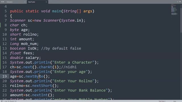 java free course Lecture 4 (Scanner class run with data type #java #begginers смотреть онлайн