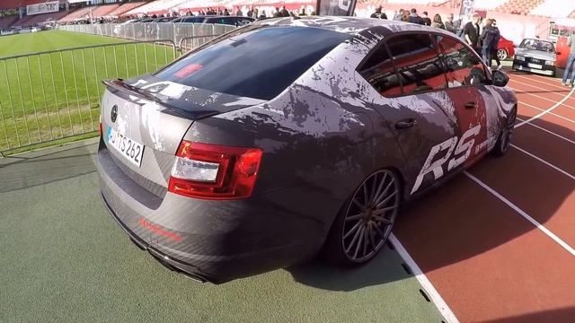 SKODA OCTAVIA III RS SEDAN ! CAR WRAP ! TUNING ! SHOW CAR ! VOSSEN WHEELS ! WALKAROUND ! смотреть онлайн