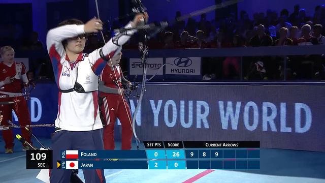 Poland v Japan – Recurve Women's Team Gold Final | Ankara 2016 смотреть онлайн
